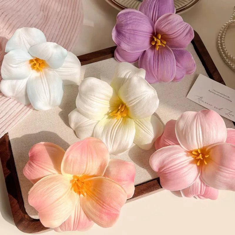 

Flower Shaped Edge Clip Hair Accessory Tulip Flower Hair Clip Hawaiian Egg Flower Hairpin Summer Hawaii Birthday Party Decor