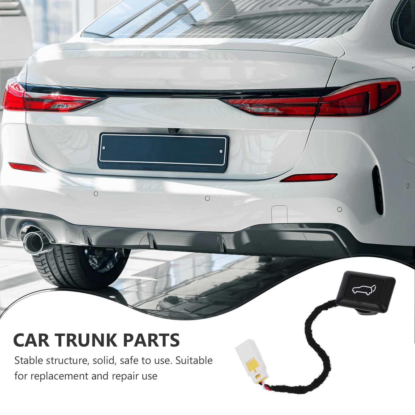 

Electric Button Car Rear Trunk Switch Easy Installation Durable Stable Structure Car Accessories Trunk Door