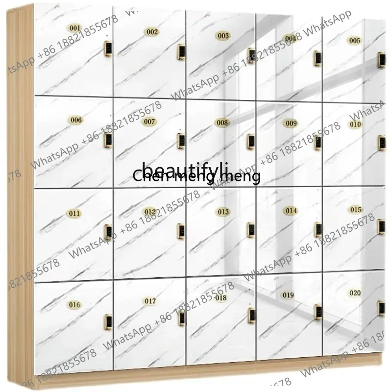 

ss 26 Gym Changing Staff Commercial Swimming Pool Bathroom Barber Shop Password Storage Bag Locker with Lock