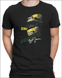 The Legend Ayrton Senna Men's shirt formula fans t-shirt