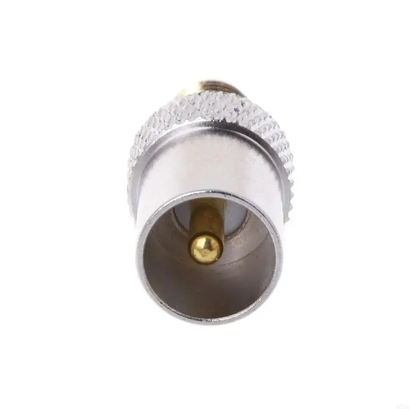 573A SMA femenino a IEC Male Coaxial Adapter Conector RF Nickel