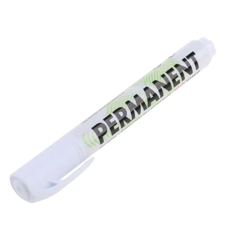 White Paint Marker Pen Refillable for Kids Adults DIY Crafting Art Drawing