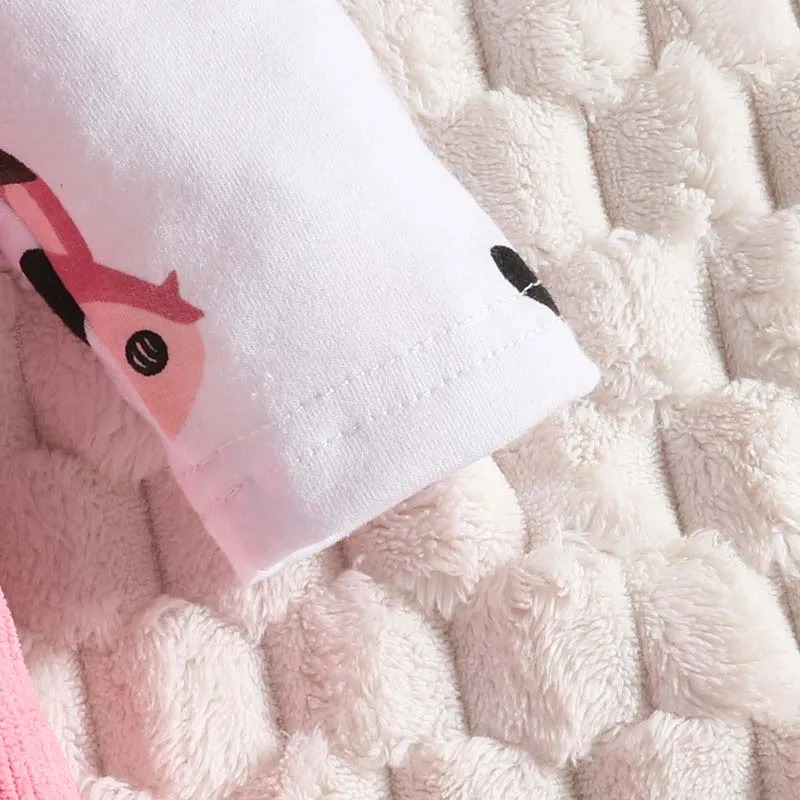 Abbigliamento per bambini Tute volpe cartone animato da 0 a 18 mesi Ragazzi Ragazze Tute stampate a maniche lunghe primaverili e autunnali con fascia per capelli