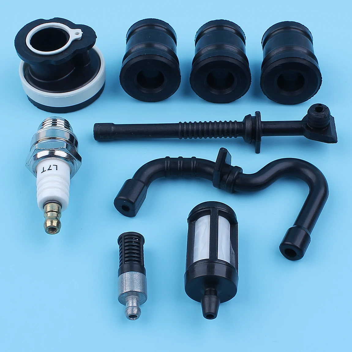 Imagem -02 - Buffer Coletor de Admissão Combustível Filtro Óleo Mangueira Linha Kit para Stihl 018 Ms180 017 Ms170 ms 180 170 Motosserra Vela Vela Vela Vela Vela Vela Vela av