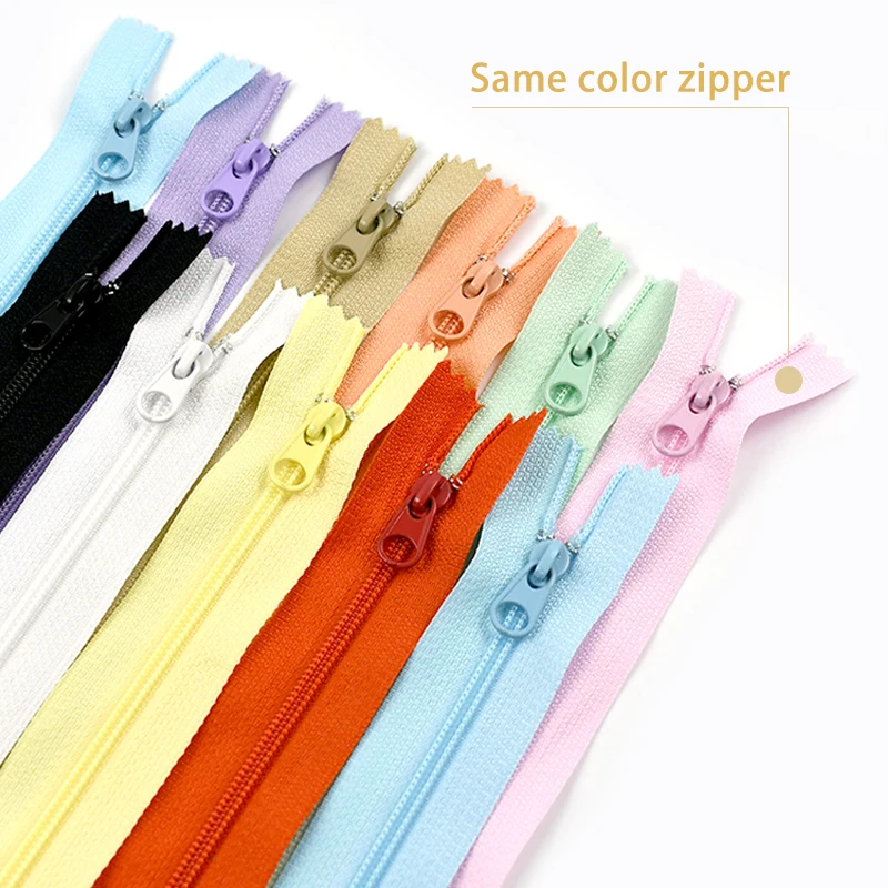 

5/10/20Pc 3# 20cm Colored Nylon Zippers Close-end Zipper for Clothes Bag Closure Zips Tape Sewing Zip Repair Kit DIY Accessories