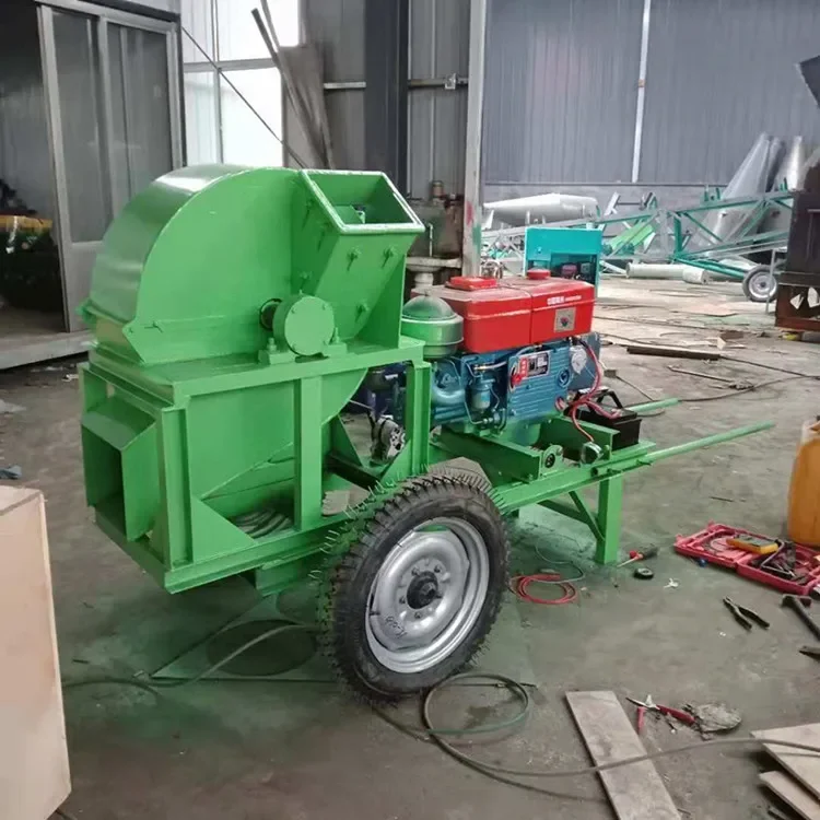 

Multifunction single port wood shredder used for industrial