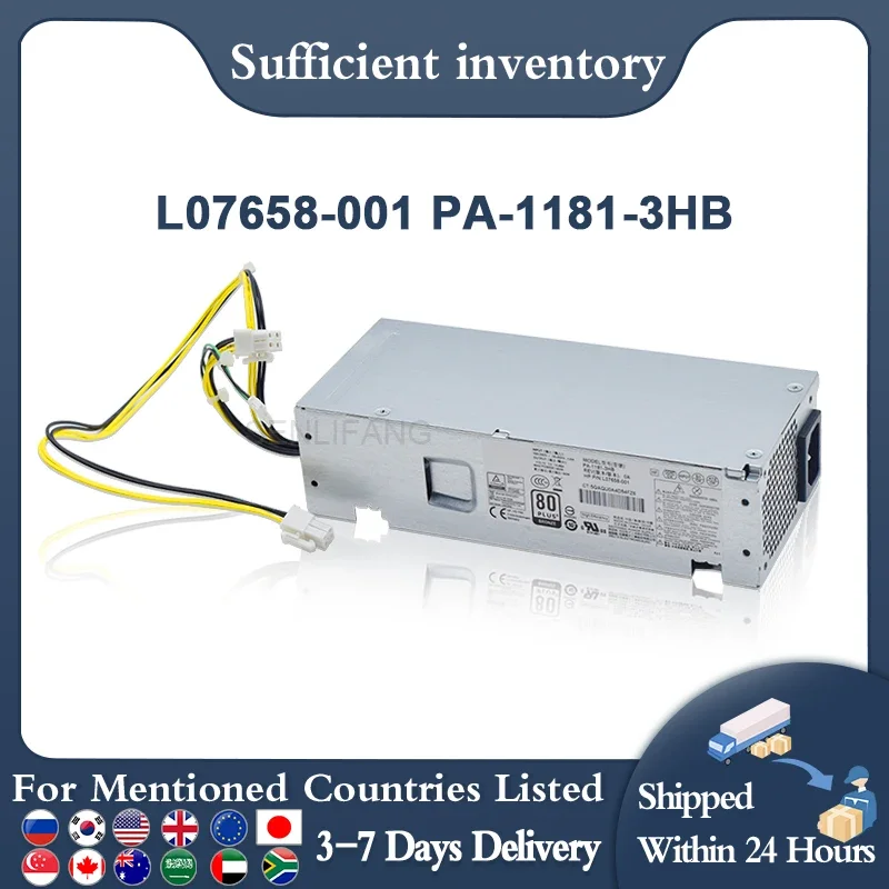 Well-Tested Suitable for HP 280 G3 400 G5 SFF 180W D18-180P2A L07658-002 L07658-001 PA-1181-3HB Authentic Switching Power Supply