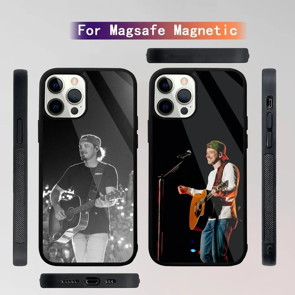 

MorganS W-Wallen country music Phone Case For iPhone 15,14,13,12,11,Plus,Pro,Max Mini Magsafe Magnetic Wireless Charging