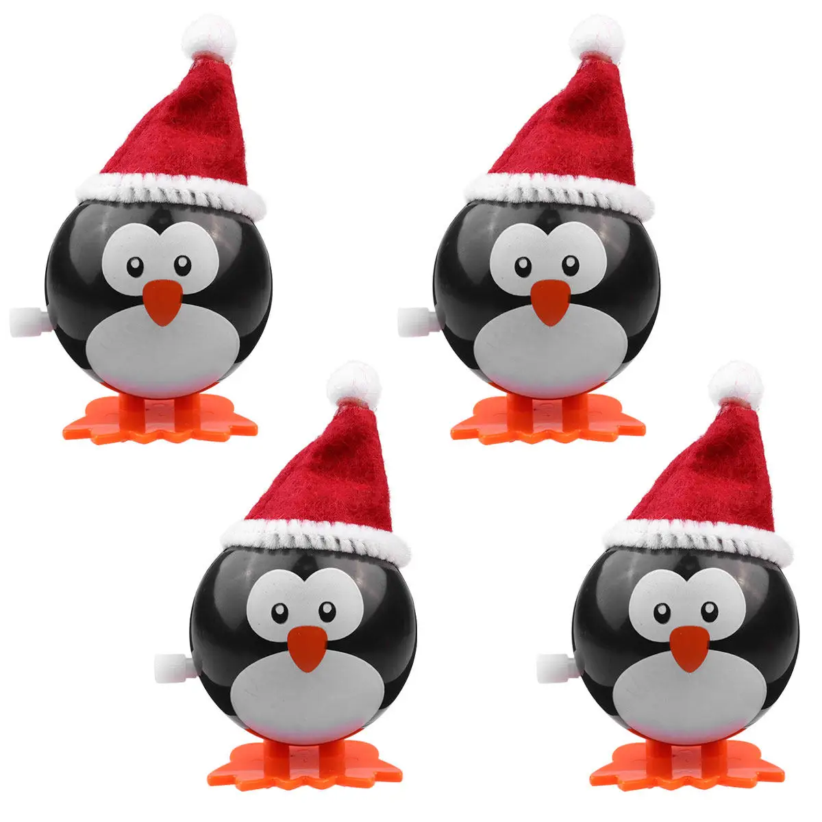 4-pecas-pinguim-de-corda-de-natal-presente-infantil-chapeu-vermelho-pequeno-portatil-requintado-brinquedo-divertido-brinquedo-de-corda-para-criancas