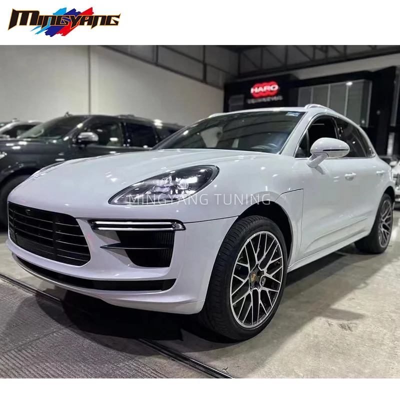 Car bumpers accessories led headlights bodykit For Porsche Macan 14-21 95B.1 95B.2 95B Upgrade to 21 Turbo facelift body kit