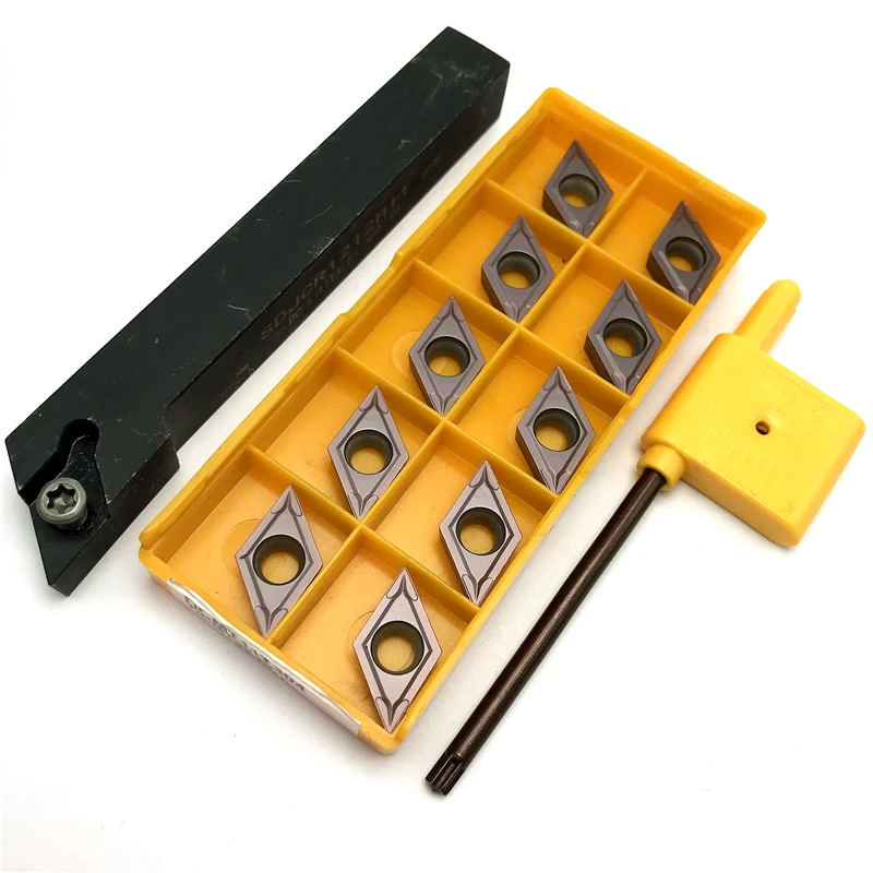 Torno Cnc Exterior Circular Tool Holder Aplicável a Inserções de Carboneto Dcmt Sdjcr1212h11 Sdjcr1616h11 Sdjcr2023k11 Sdjcr2525m11