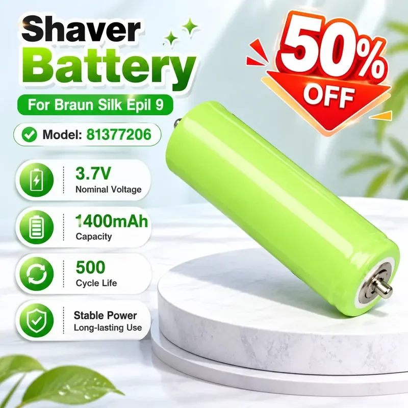 

For Braun Series 3 HR-AAUV Replacement Battery for Braun 3 Series Electric Shaver