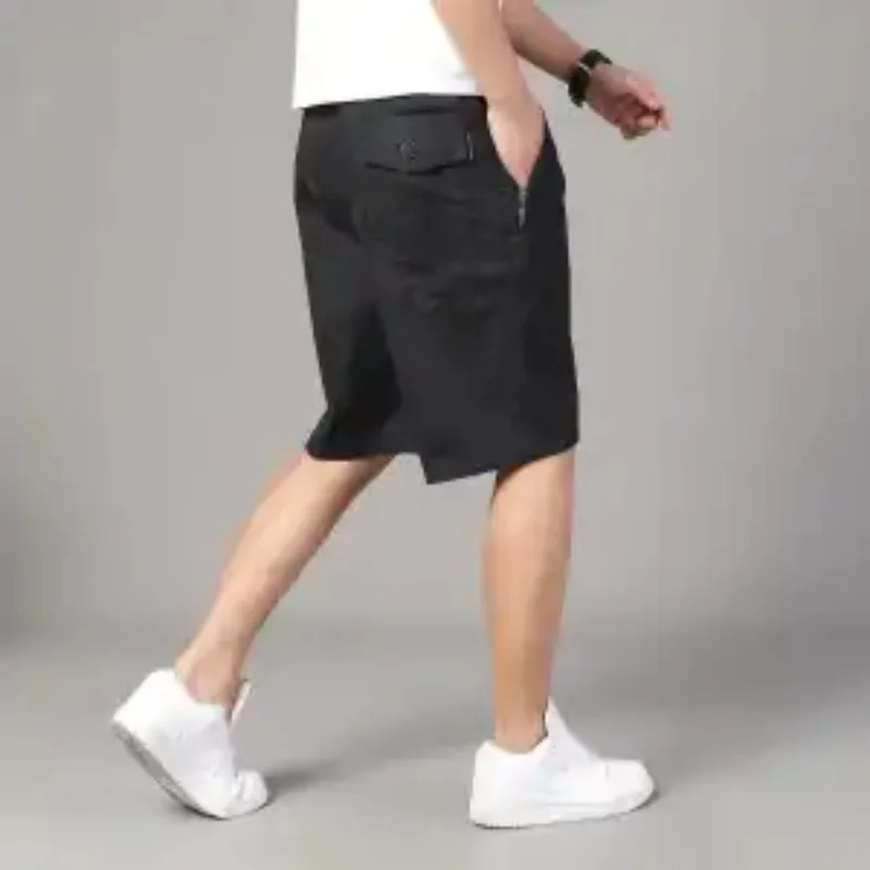 

Мужские хлопковые шорты-карго Scarecrow, летние легкие свободные повседневные пляжные шорты до колен