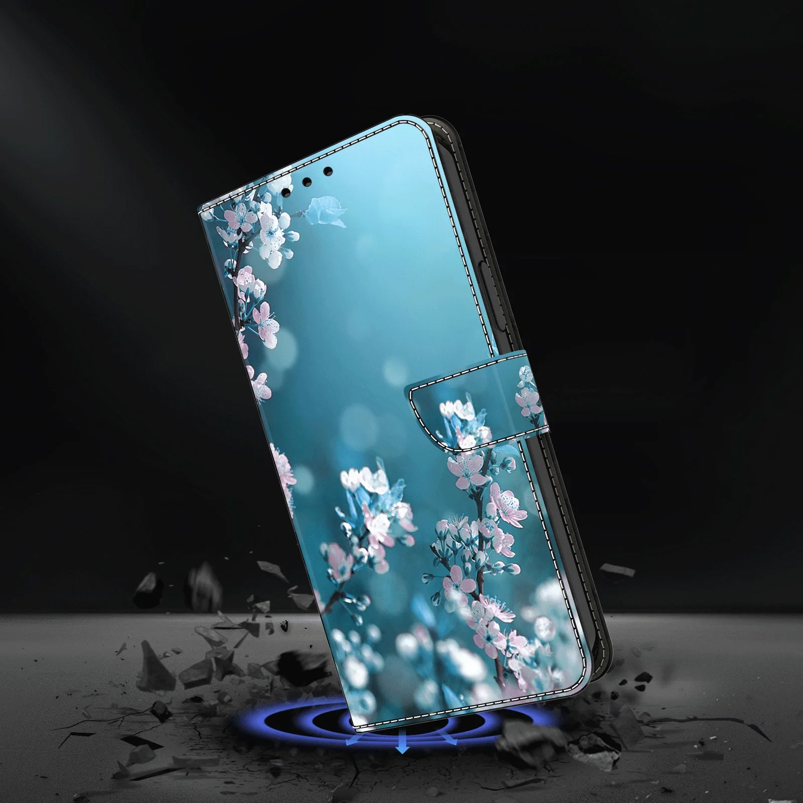 Pixel 9 Pro Handyhülle für Google Pixel 8 7 Pro 8a 7a 8 7 3D Niedliche bemalte magnetische Leder-Flip-Halter-Geldbörsen-Handyhüllen