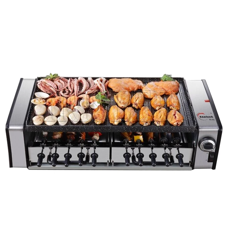 Electric BBQ Barbecue Machine Smokeless Barbecue Steak Barbecue Pan  220V