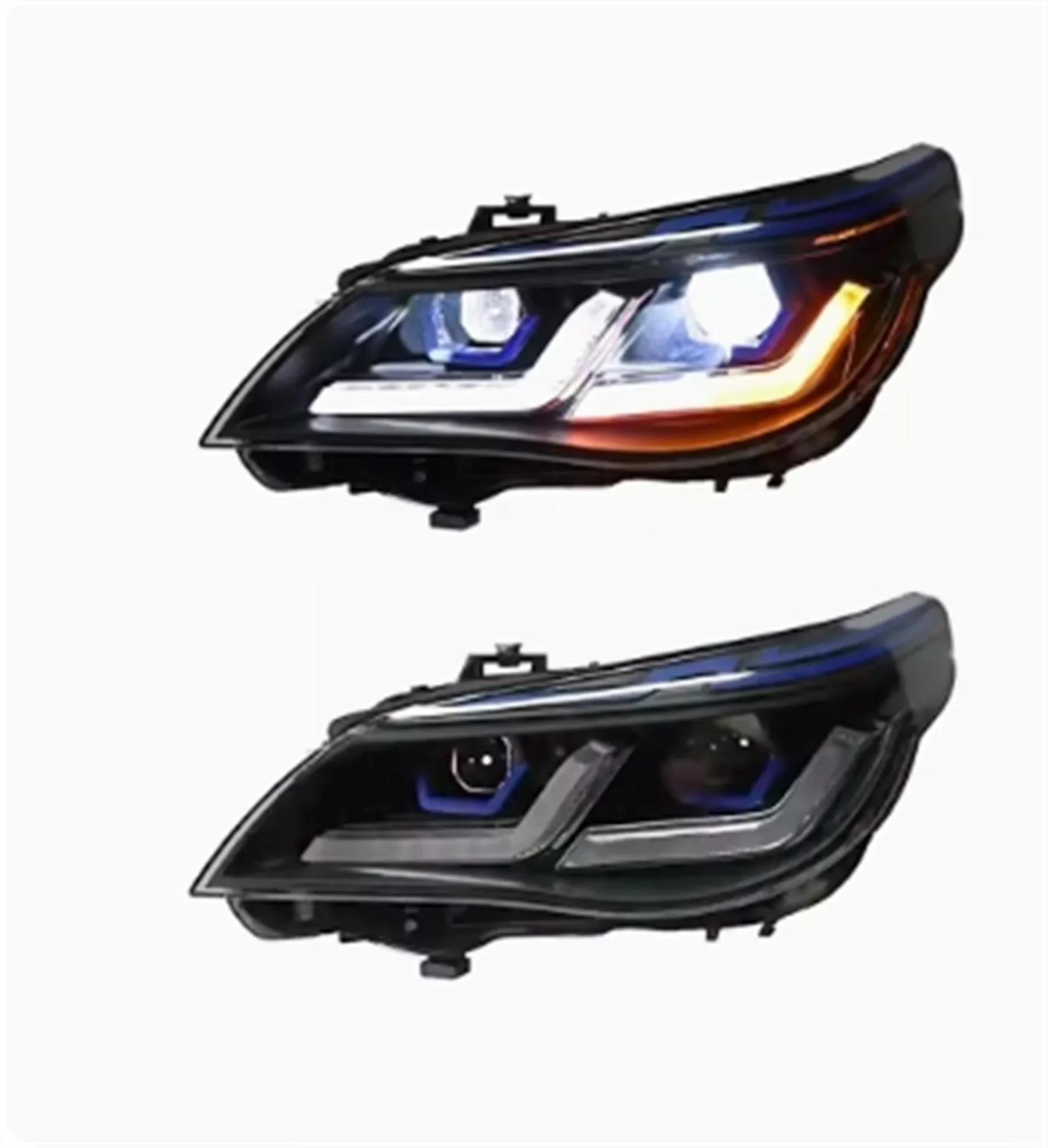 

Передняя светодиодная фара для BMW 5-й серии E60 03-10, дневные ходовые фары DRL, ближний свет, указатель поворота