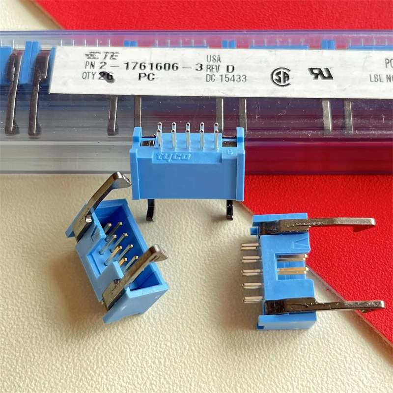 1 шт. 2- 1761606 -3 импортного разъема Tyco с интервалом 2,54 мм, 10P, штекер, оригинальный