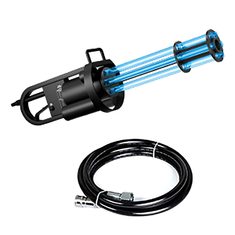 

U`King Handhold Gatling Big Led Co2 Jet Machine for Dj Wedding Party Stage Disco Smoke Effect Machine