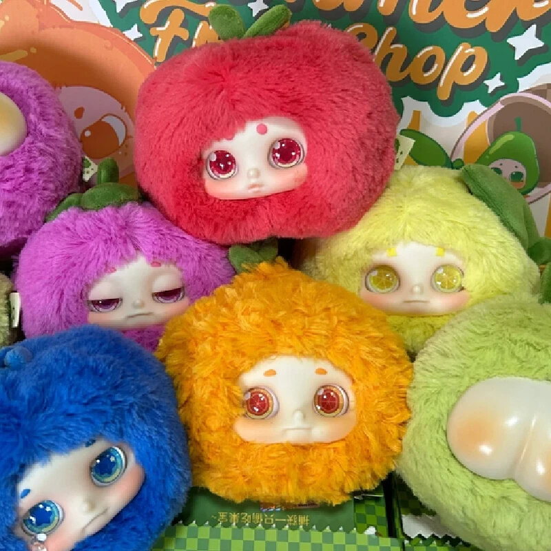 

Подлинная серия Cino Summer Fruit Shop, плюшевая слепая коробка, милая аниме-фигурка, подвеска, загадочная коробка, индивидуальный пушистый орнамент, игрушка в подарок