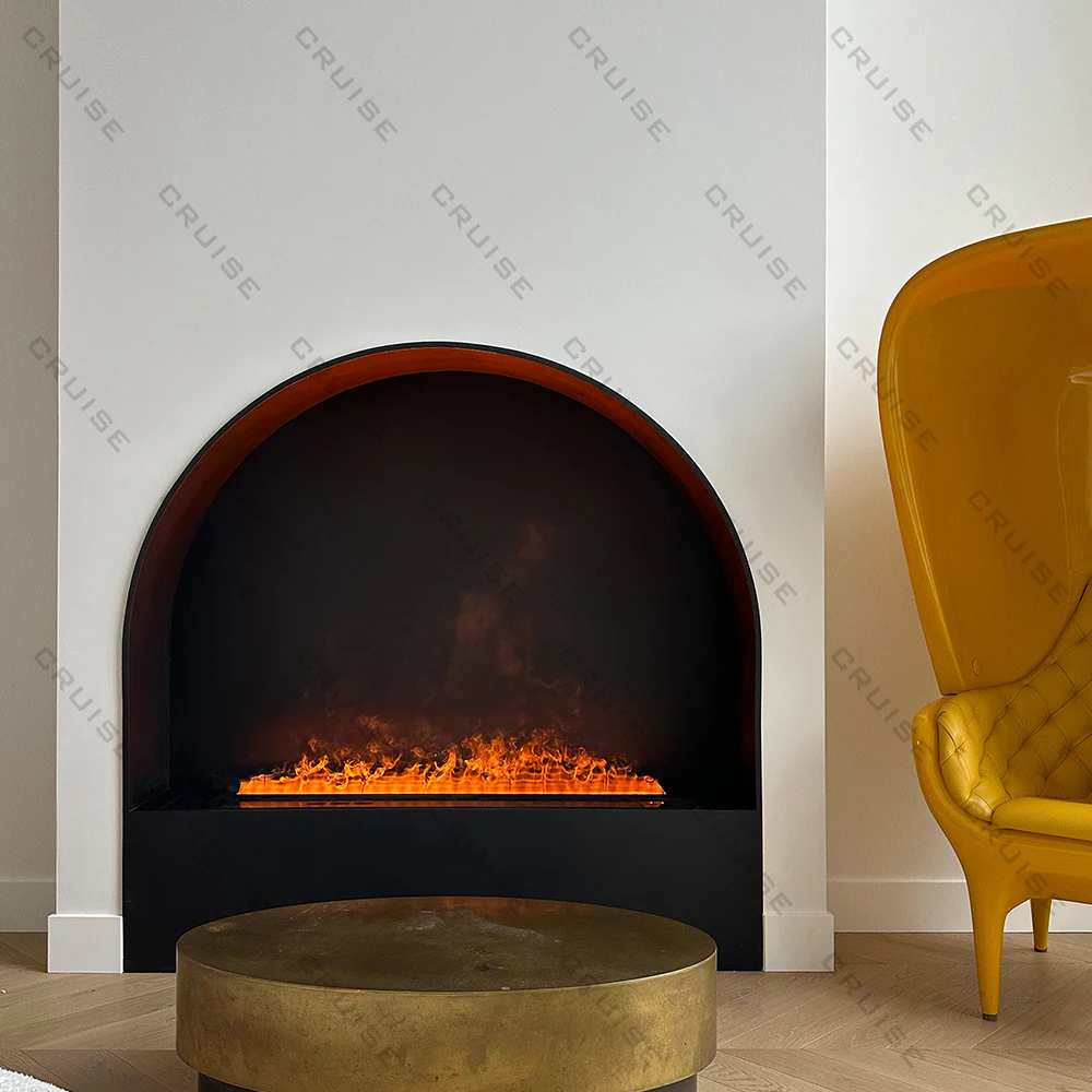 

CRUISE Intelligent Voice Touchable Panel Control 2500mm 3D Atomizing Electric Fireplace for Family Gatherings for Households