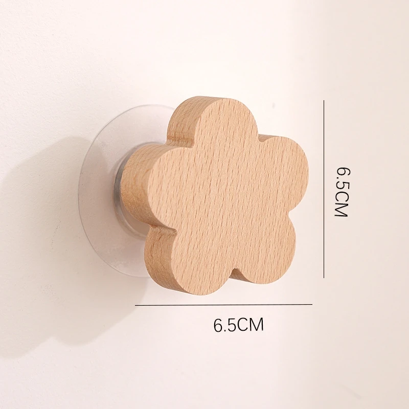 DGEV-ganchos de madera de animales para decoración de habitación, gancho para llavero de pared, gancho para abrigo, puerta de casa, gancho de madera, accesorios de cocina