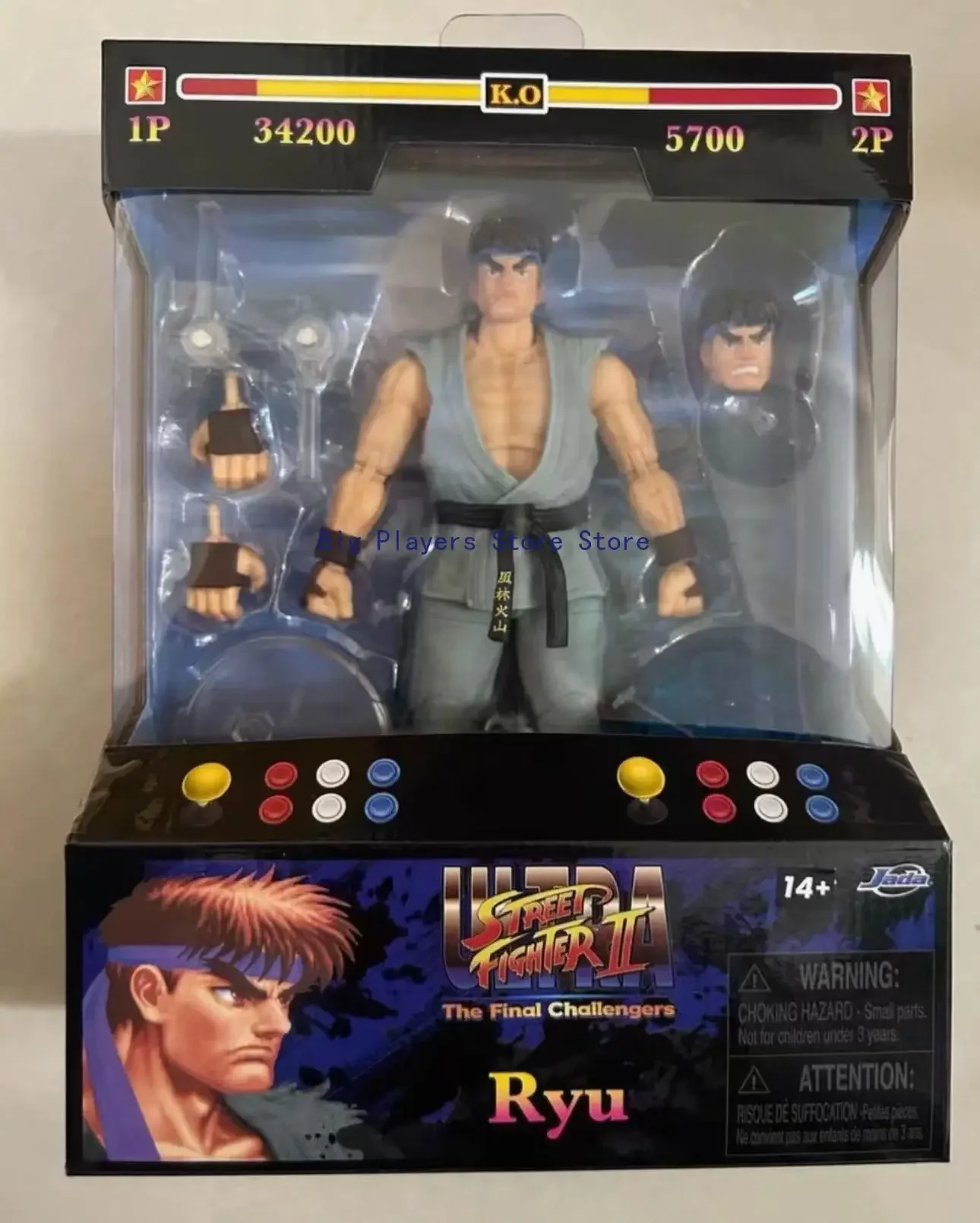 JADA Street Fighter Street Fighter 1/12 Action Figure Figure Long Lanyi Long