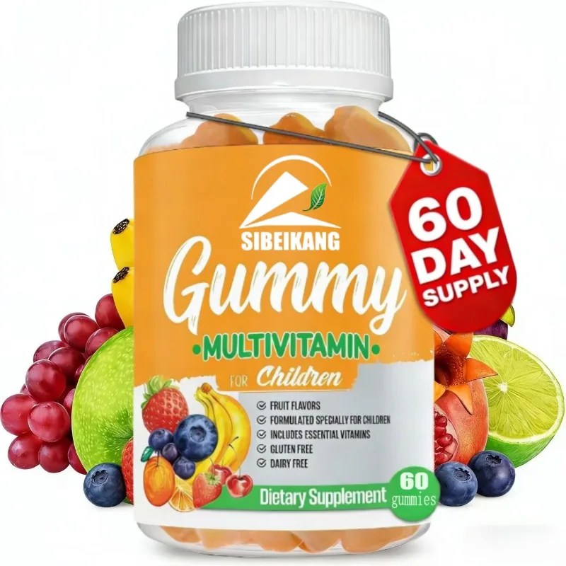 

All natural children's gummies with multiple vitamins for immune health support, 60 gummies