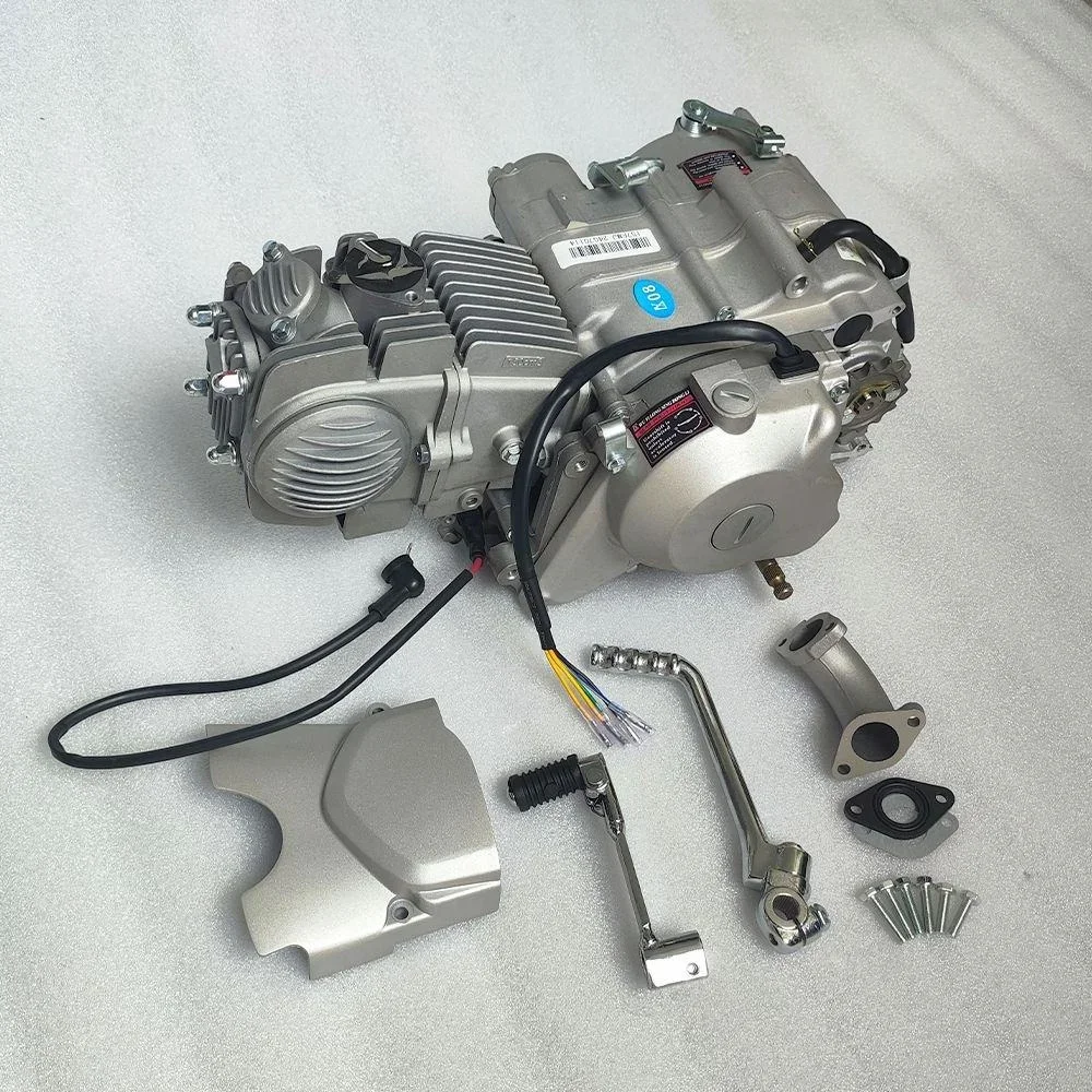 New 150cc 4-Stroke Off-Road Motorcycle Engine Assembly with Electric Start & CDI Ignition Kick-Operated