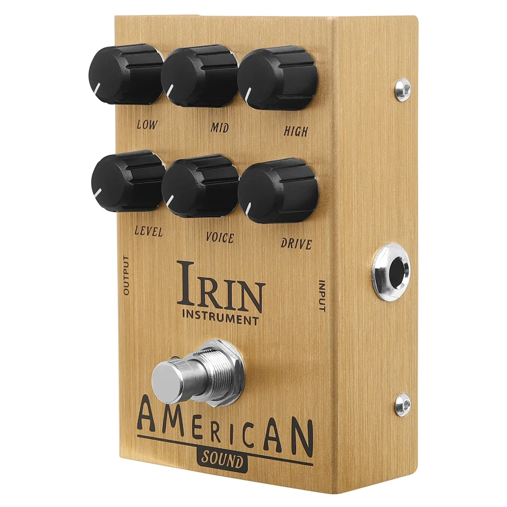 IRIN Gitarreneffektpedal Overdrive Distortion Lautsprecher Analog Classic British Rock Effect E-Bass Gitarrenpedal True Bypass 5