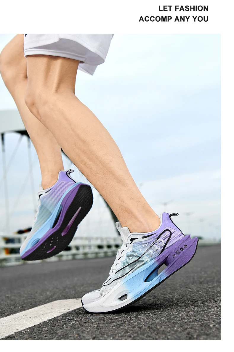 Herren-Laufschuhe, Marathon-Sportschuhe, lässige Herren-Sneaker, Carbon-Platte, atmungsaktiv, leicht, bequeme Damen-Sportschuhe. – Detail 33