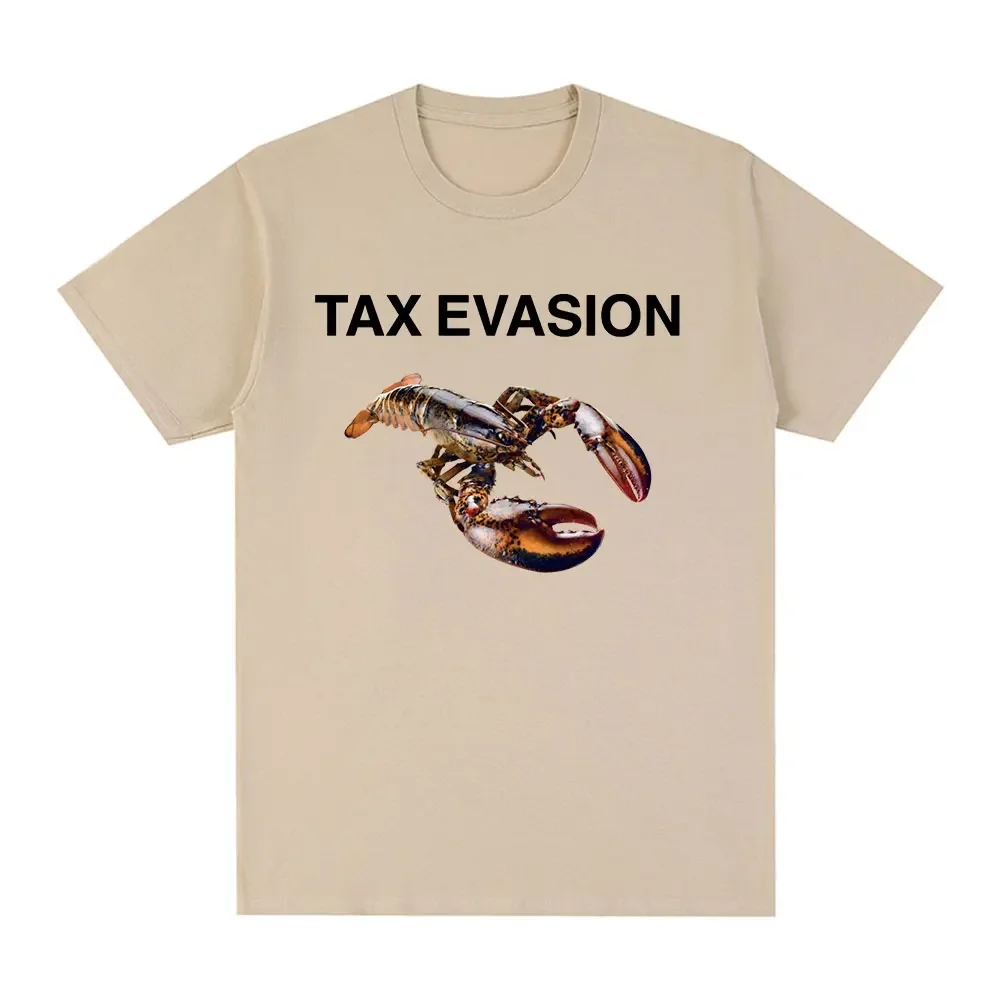 متعة الضريب Evasion جراد البحر ميمي نمط القطن تي شيرت المرأة موضة ريترو الصيف عالية الجودة التي شيرت عادية الشارع قمم تي شيرت