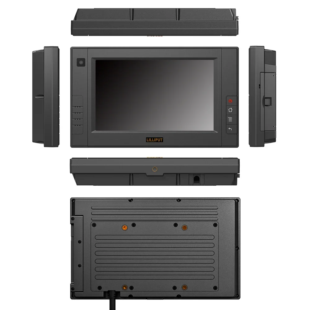 PC-7106 PRO IP64 Rating 7-Zoll-robustes Tablet Android 9.0 / Linux Debian 10 Fahrzeugtabletts PC mit Canbus RS232 RS485