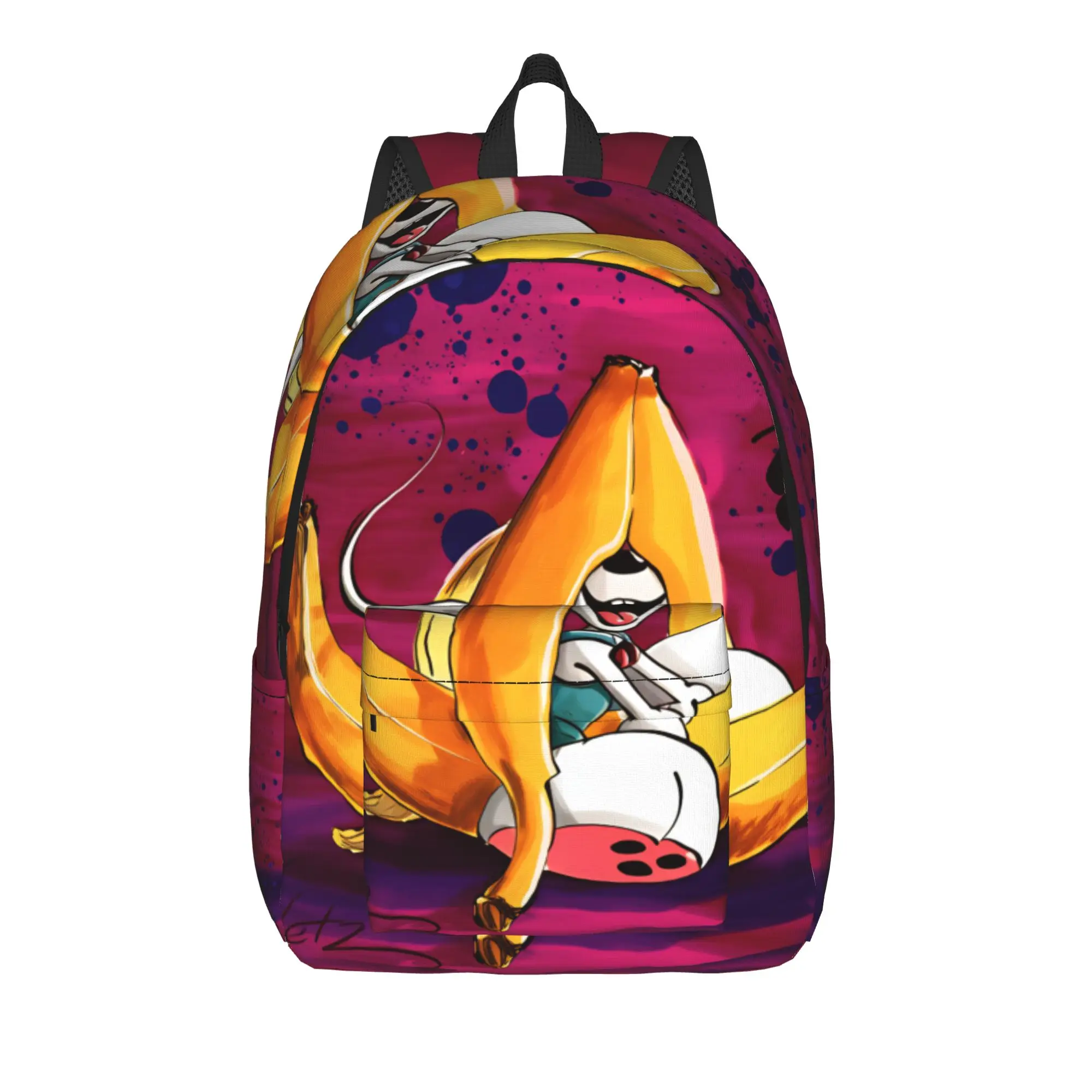 Diddl Cartoon Sleep Backpack  Daily Backpacks Youth Aesthetic School Bags Colorful Print Rucksack
