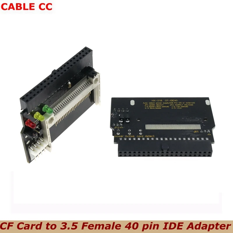 Best Quality Black Compact Flash CF to 3.5 Female Converter Card 40 Pin IDE Bootable Adapter CF to IDE Adapter