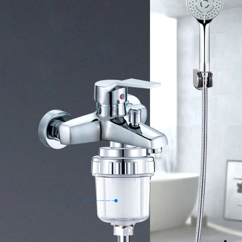 JIENI Chrome Faucet Filter Plastics Tap water filter Bathroom Tap Chlorine Removal Water Purification Accessories