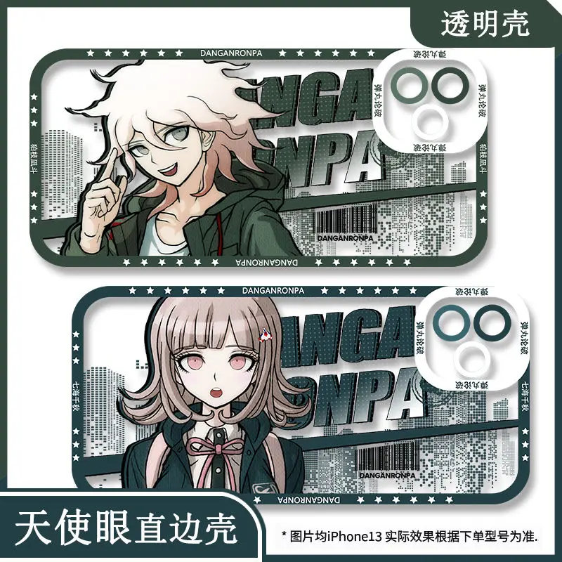 Danganronpa Phone Case Anime for IPhone 11 12 13 14 15 Pro Max X XS Max XR Protection Cover Silicone Phone Casees