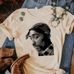 Tupac T-Shirt Vrouwen Zomer Y 2K Streetwear T-Shirt Meisje Merkkleding