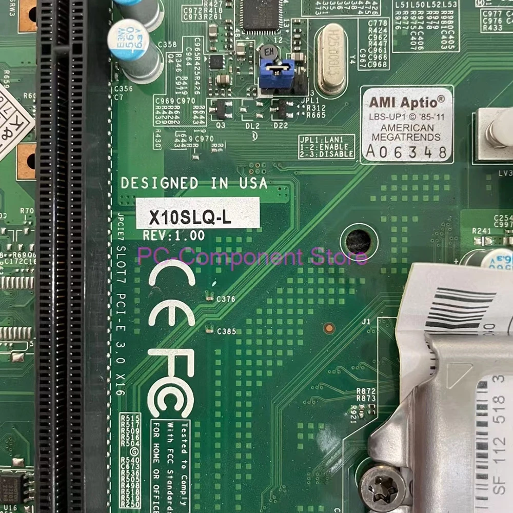 

For Supermicro Embedded Desktop Motherboard 4th Gen. Core i7/i5/i3 Up To 16GB Non-ECC LGA1150 DDR3 X10SLQ-L