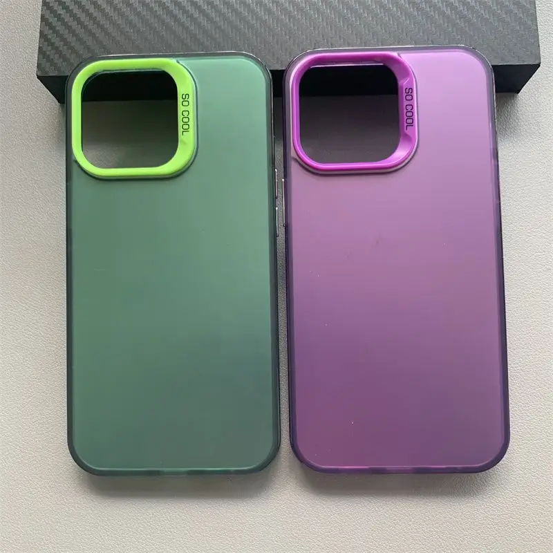 Per iPhone 13 Pro Max custodia iPhone 12 Pro custodia per telefono iPhone 11 Pro Cover iPhone 12 custodie Cover opaca in pelle Aurora metallizzata