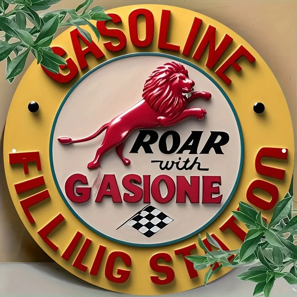 Retro Red Lion Meta…