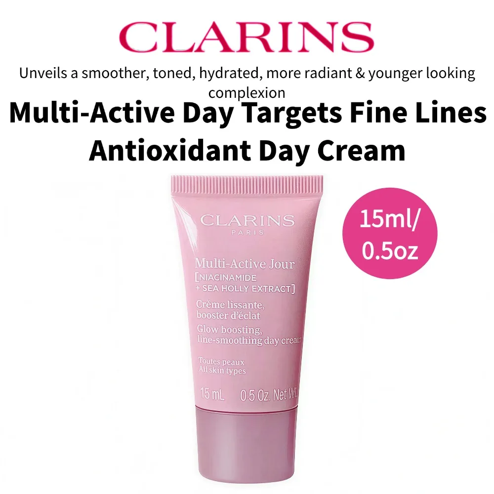 Clarins Multi-Active Day Targets Fine Lines Antioxidant Day 15ml/0.5oz, Cuidado de la Piel Original de Clarins, Belleza y Cuidado de la Salud