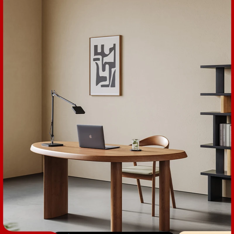 Special-shaped desk Italian minimalist desk household bedroom creative computer desk