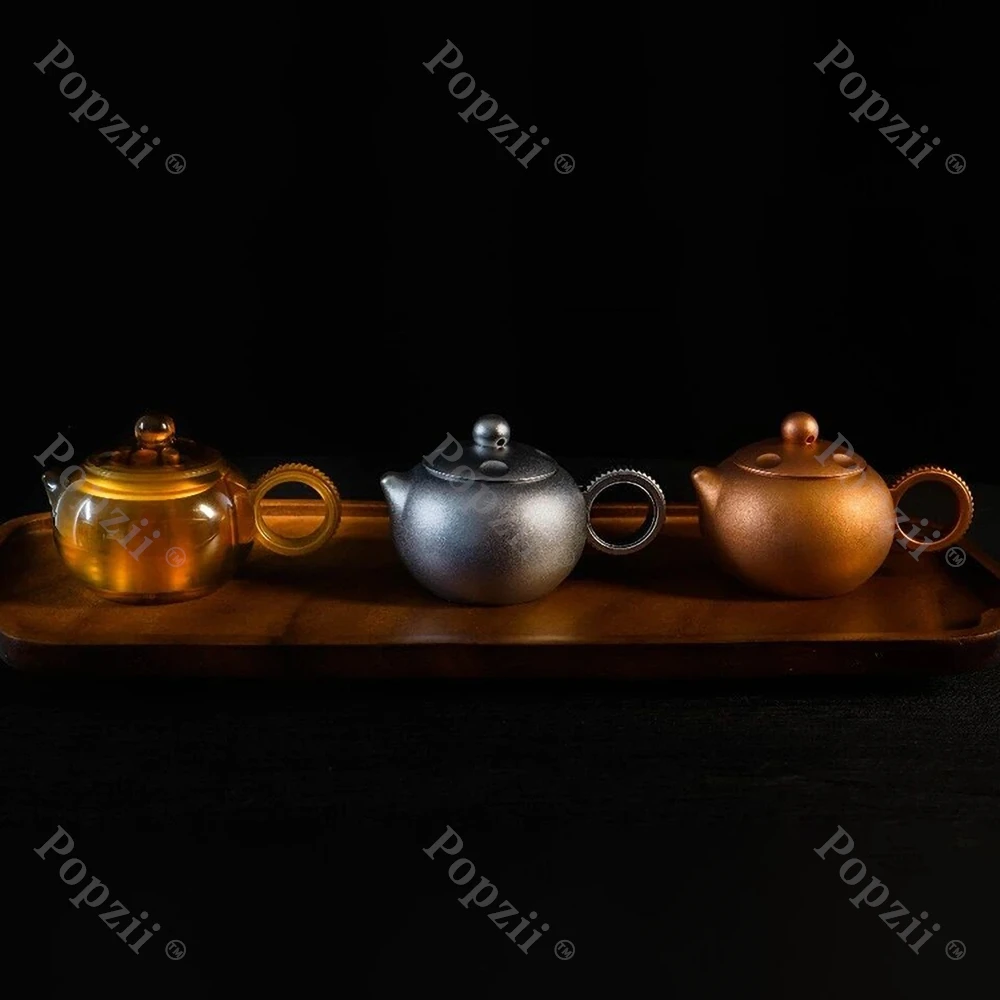 GEEK EDC PEI 케틀 기계식 핑거 링 다기능 피젯 토이 기계식 라쳇 스피닝 탑 불안 완화 장난감