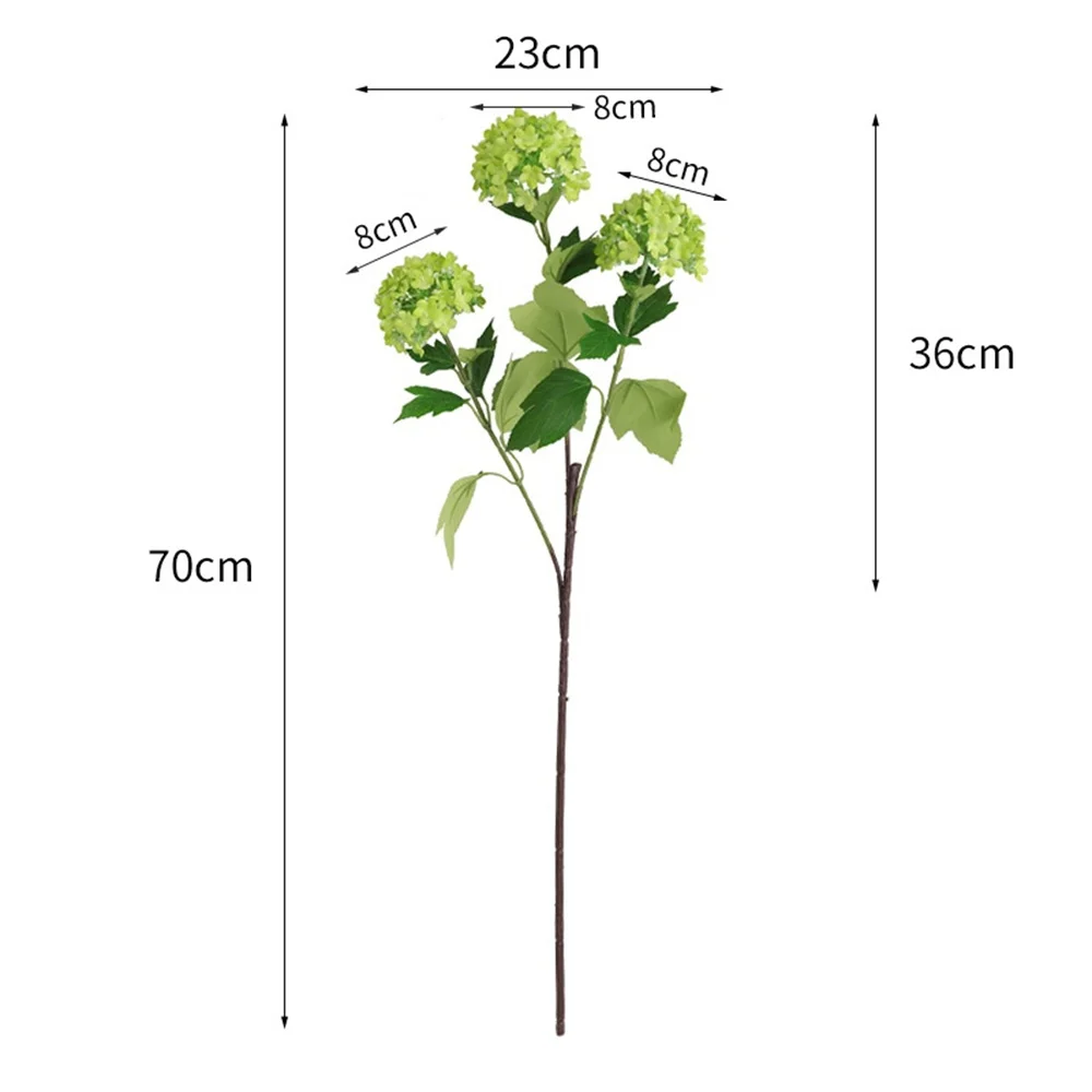 3 główki sztucznej hortensji bukiet 70cm wysokiej jakości jedwabna hortensja sztuczne kwiaty strona główna dekoracje weselne dekoracje stołu