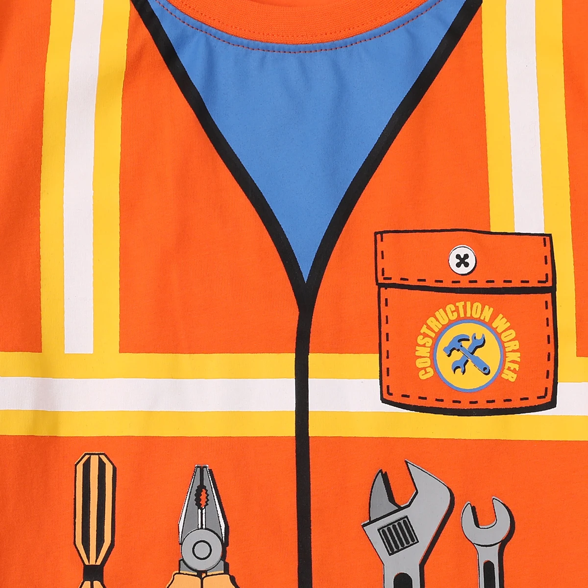 Kids Construction Worker Pajamas Toddler Preppy Handyman Clothes Boys Halloween Costume Girl Preschool Career Day Game Outfits