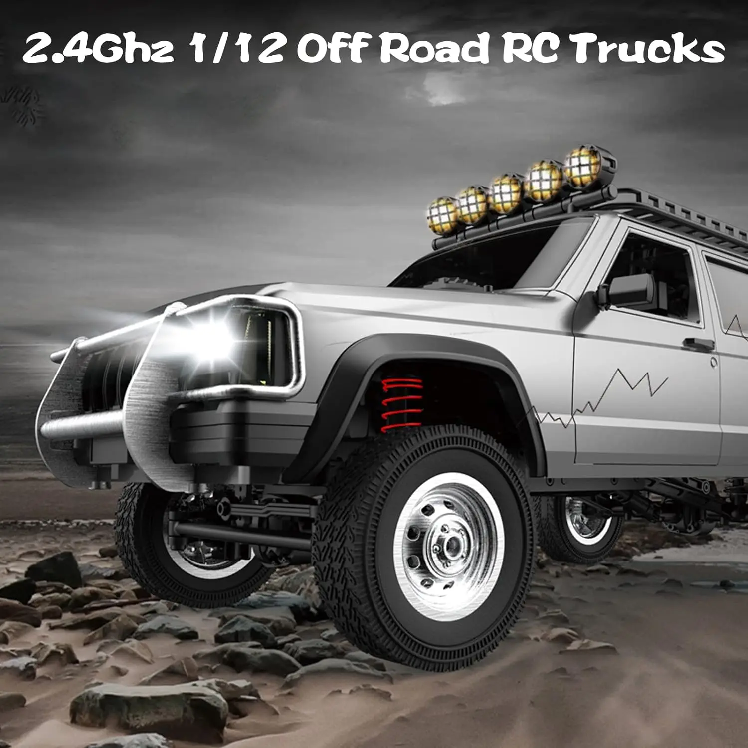 MN MODEL RC 4WD Off-road Car 1:12 RTR Outdoor Wading Truck Rock Crawler All Terrain Climbing Vehicle Collection Model Adult Toy