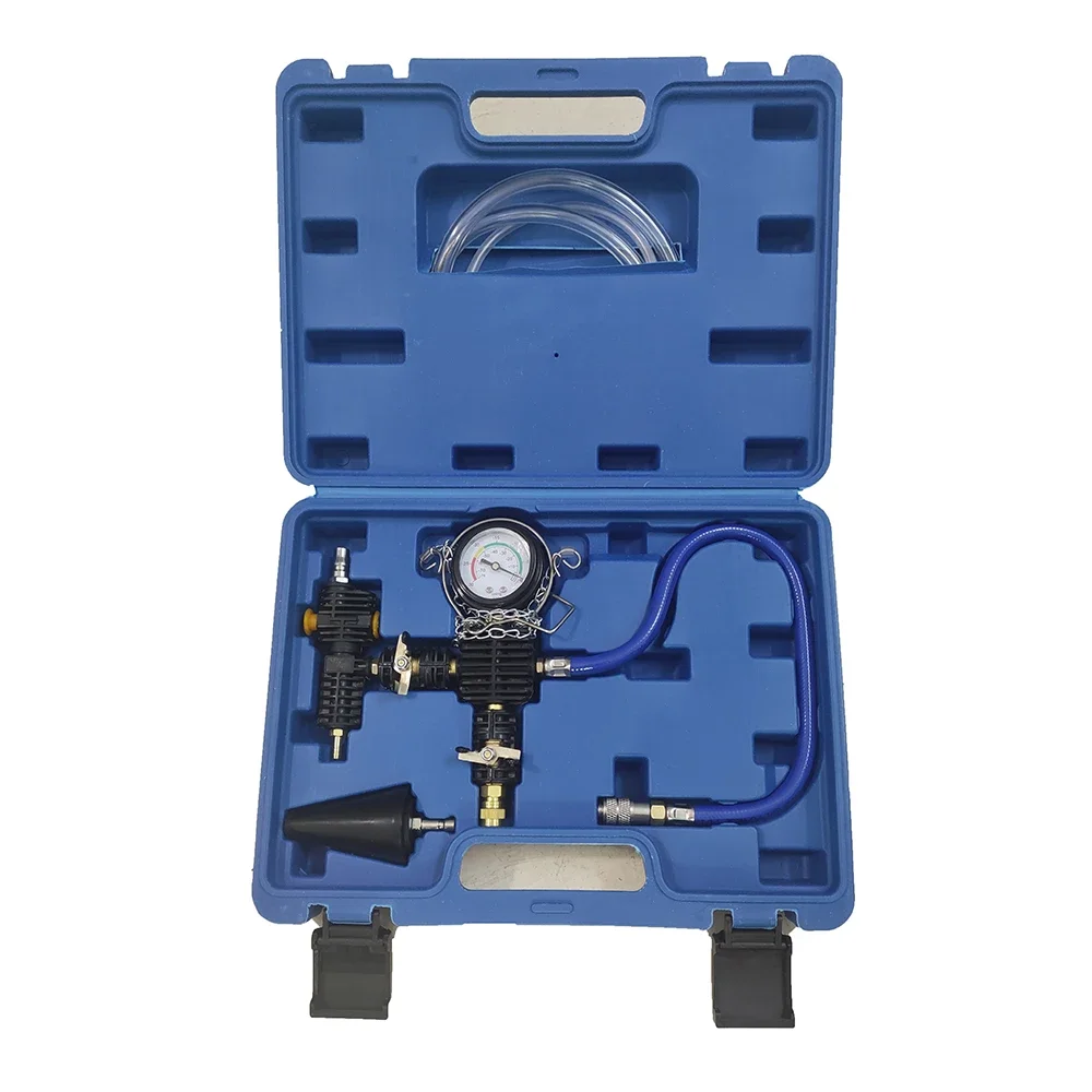 

Автомобильный тестер давления в радиаторе, детектор резервуара для воды, набор инструментов для проверки, набор инструментов для заправки охлаждающей жидкости для AUDI BMW BENZ