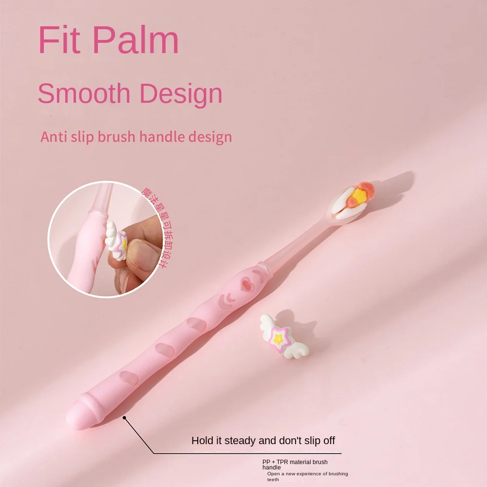 

Новая зубная щетка Fairy Stick с мягкой щетиной, портативная зубная щетка для чистки полости рта, бытовая зубная щетка, многофункциональный инструмент для чистки зубов