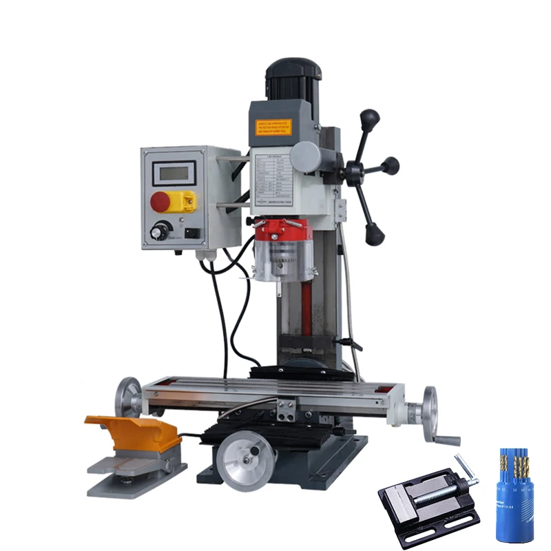 TC-9516 Brushless Motor Vertical Mini Milling Machine Manual Metal Milling Drilling Machine