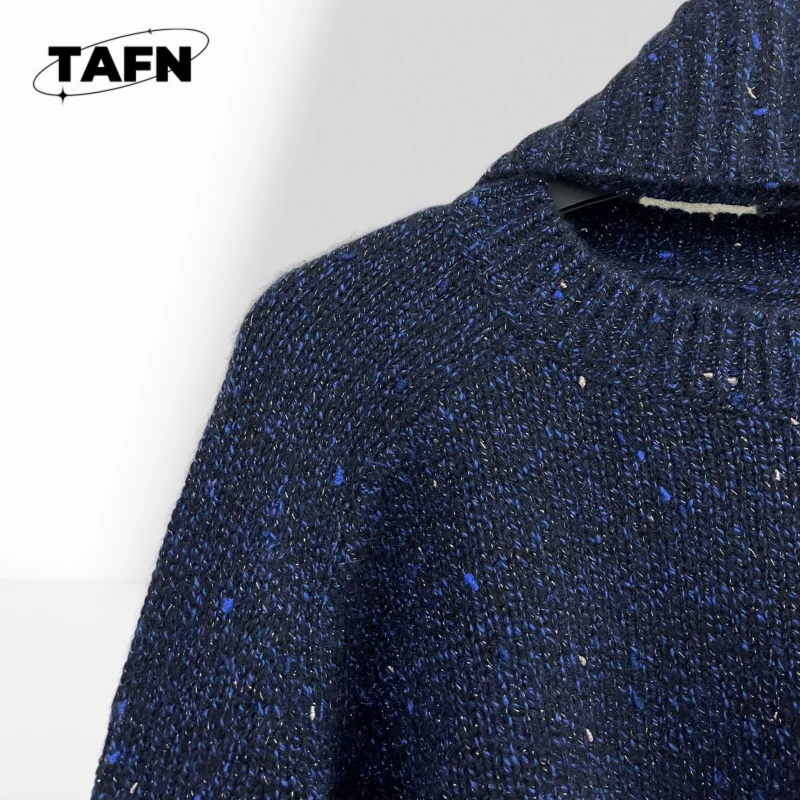 Wełniany sweter premium dla kobiet, wygodny i ciepły na jesień i zimę, elegancki i komfortowy na zimne dni AI0926